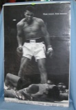 Muhammad Ali vs Sonny Liston boxing poster