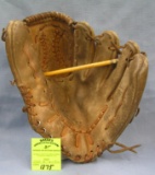 Early leather baseball glove
