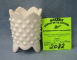 Vintage Milk Glass egg holder/toothpick holder