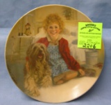 Vintage Annie and Sandy collectible plate