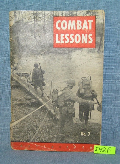 WWII combat lessons book
