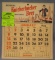 Early Knickerbocker beer advertising calendar