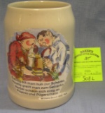 Antique character themed German beer mug