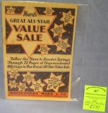 Original Montgomery Ward and Co. sales catalog