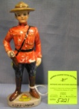 Royal Canadian mounted policeman figure