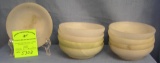 Group of eight high quality soapstone bowls
