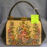 High quality vintage embroidered hand bag