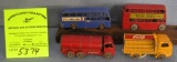 Group of four early Matchbox vehicles