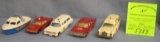 Group of five vintage Matchbox vehicles