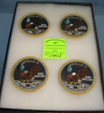 Group of Apollo 11 first man on the moon patches