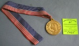 George Washington HS gold award medal & ribbon