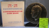 Vintage Eisenhower coin bank mint with original box