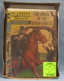 Group of vintage classic illustrated comic books