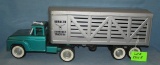 Structo live stock delivery truck and trailer