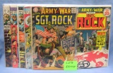 Group of early military and war themed comic books