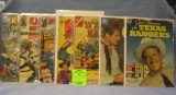 Group of 7 early western comic books
