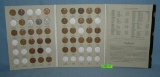 Lincoln penny collection 1941 to 1958