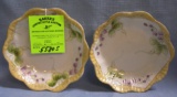 Pair of hand painted Japanese import bowls