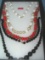 Group of costume jewelry necklaces