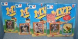 Group of MVP All Star pins and baseball card sets