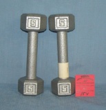 Pair of 5LB dumb bells brand new