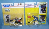 Pair of Starting Lineup Hockey sports figures