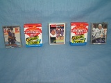 Group of vintage sports card packs