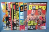 Collection of vintage boxing magazines