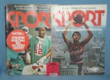 Pair of basketball themed sports magazines