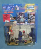 Pair of vintage Starting Lineup baseball figures