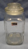 Vintage all glass country store style candy jar