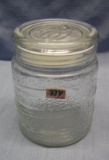 Vintage all glass country store style candy jar