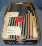 Box full of vintage linens