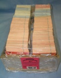 Large box of vintage baseball cards