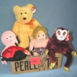 Box of vintage Beanie Babies