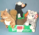 Box of vintage Beanie Babies