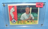 Vintage Mickey Mantle baseball card 1960