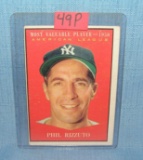 Vintage Topps 1961 Phil Rizzuto baseball card