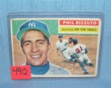 Vintage Topps 1956 Phil Rizzuto baseball card