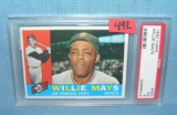 Vintage Topps PSA graded 1960 Willie Mays baseball card