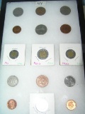 Collection of world coins