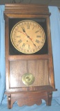 Great oak case regulator clock