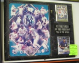 NY Yankees 1999 World Series wall plaque