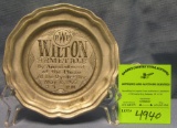 Vintage wilton oyster bar advertising snack dish