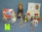 Collection of vintage holiday bells and collectibles