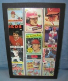 Collection of vintage Pete Rose all star baseball cards