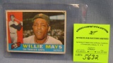 Vintage Topps Willie Mays baseball card