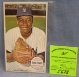 Vintage oversized Elston Howard baseball card