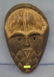 Hand carved wood African mask