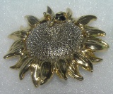High quality artist sighned costume jewelry pin